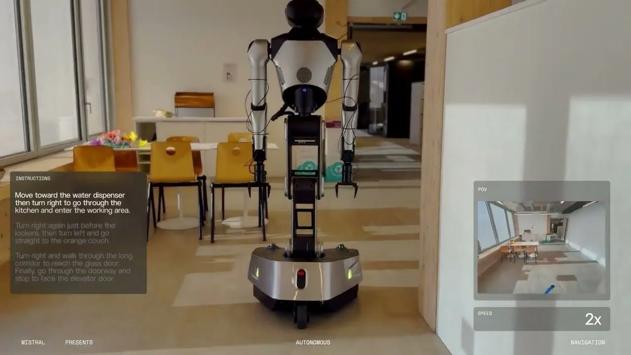 Mistral Enters Robotics With an 8B Model That Guides Robots Using Only a Single RGB Camera